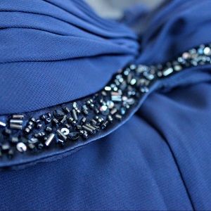 David’s Bridal Blue Long Dress - size 2